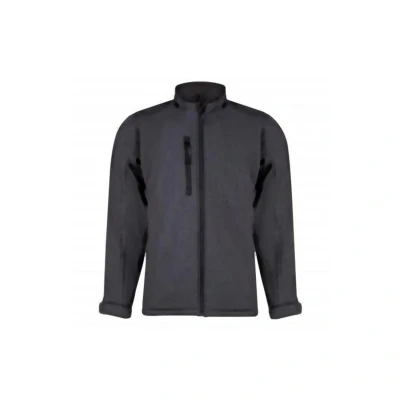 Image of ØRN International Crane (4240) Mens Workwear Fur Lined Softshell Outdoor Jacket, Breathable, Water Resistant, Machine Washable Navy Blue, Extra Small