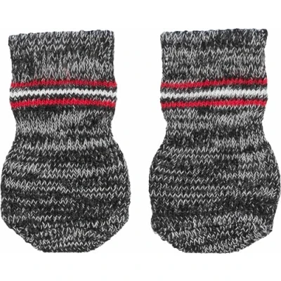 Image of Trixie Dog socks, non slip,grey
