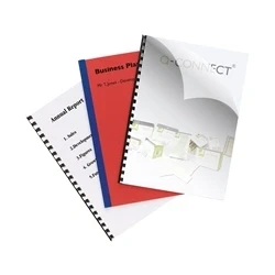 Image of Q Connect Clear A4 PVC Binding Covers 150 Micron (Pack of 250) KF24010
