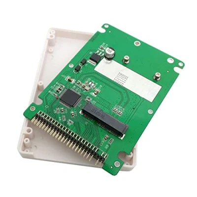 Image of chenyang SA 106 CY mSATA Mini PCI E SATA SSD to 2.5 inch IDE 44pin Hard Disk Case Enclosure White for Notebook Laptop