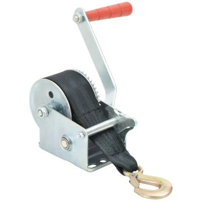 Image of vidaXL Hand Winch with Strap 360 kg