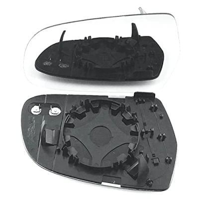 Image of Audi A5 Door/Wing Mirror Glass Including Base Plate LH (Passenger Side)