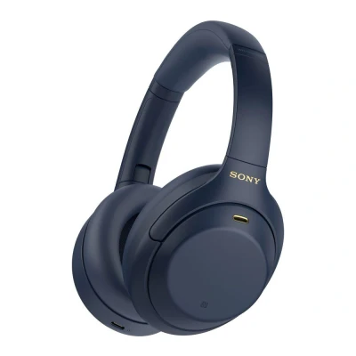 Image of SONY WH 1000XM4 Wireless Bluetooth Noise Cancelling Headphones Blue, Blue