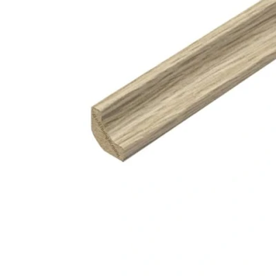 Image of eXtreme Laminate Scotia Beading 1.2m x 10 Lengths Floor Edging Strip Durable, Long Lasting, and Versatile Beading, White Varnished Oak