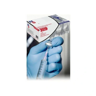 Image of Handsafe Hand safe Powder free Nitrile Gloves Medium Blue, Pack of 200 GN90
