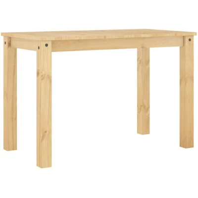 Image of vidaXL Dining Table Panama 117x60x75 cm Solid Wood Pine
