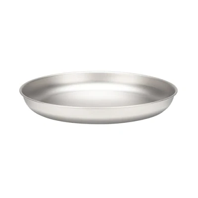 Image of Snow Peak Titanium Trek Plate, Ultralight for Backpacking, Camping, Hiking &amp; Everyday Use