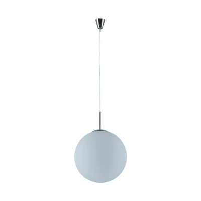 Image of Lindby Marike opal glass pendant light in white