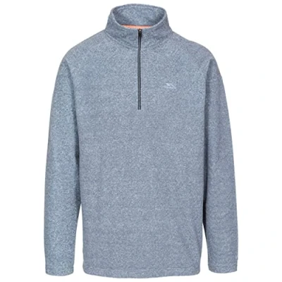 Image of Trespass Mens Keynote Warm And Half Zip Microfleece 140gsm, Dark Navy, XXL EU