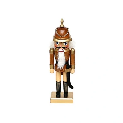 Image of Dekohelden24 Beautiful Nutcracker Soldier in Brown, Approx. 26 cm