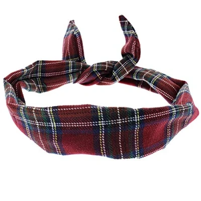 Image of Zac&#039;s Alter Ego Tartan Print Wire Headband