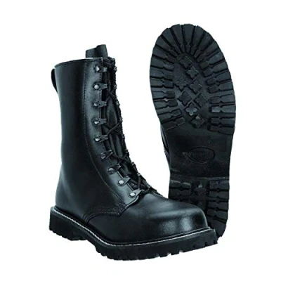 Image of Mil Tec Combat Boots Para with Cap 12, Black, 4 UK