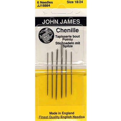 Image of Chenille Hand Needles Size 18/24 6/Pkg