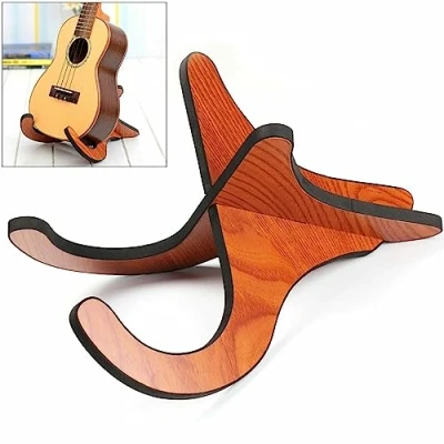 Image of ARA CHOICE Guitar Stand Wooden Non Slip Musical Accessories Foldable for Acoustic Classical Guitars