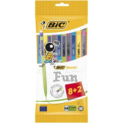 Image of BIC Matic Combo Mechanical Pencils (Value Pack of 8, Plus 2 Free)