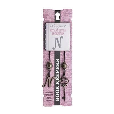 Image of IF Book Keepers Personalised Bookmark Letter N