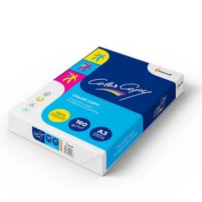 Image of Color Copy 129787 Multifunction colored paper 160g, A3 size, 250 sheets package, white