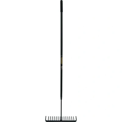 Image of Sitesafe Steel Shaft YD Tarmac Rake 16 Teeth Round