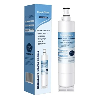 Image of Internal Fridge Water Filter Cartridge Compatible with Whirlpool 4396508 EDR5RXD1 SBS002 S20BRS 481281729632 and EveryDrop 5
