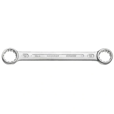 Image of GEDORE Double ended ring Spanner, AF 30+32 mm, Straight, Flat, Slender, Bi hex, UD profile, 4 30x32