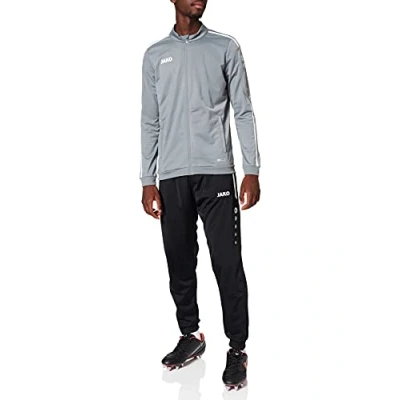 Image of JAKO Striker 2.0 M9119 Men&#039;s Tracksuit Polyester Stone Grey/White S