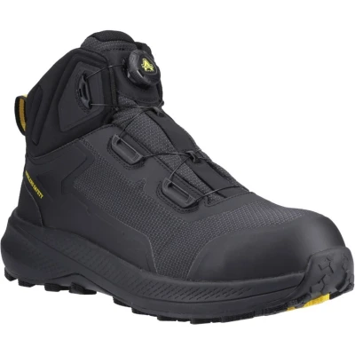 Image of Amblers Mens Ridgeway Safety Boots (11 UK) (Black)