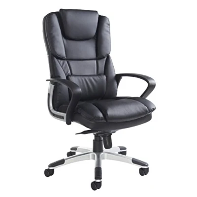 Image of Palermo Leather Executive Chair Color: Black