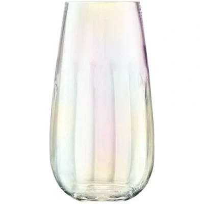Image of LSA Pearl Vase H28cm Mother of 1 Unit Mouthblown &amp; Handmade Glass Hand Painted PE22