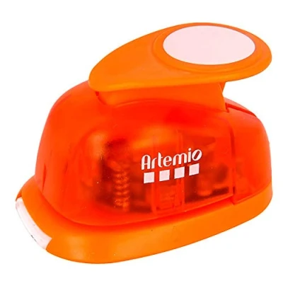 Image of Artemio Big Lever Punch 2.5 cm Circle, Orange