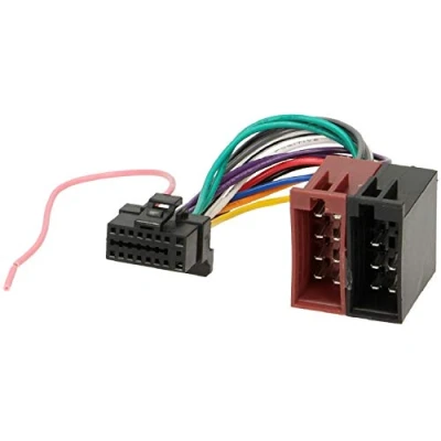 Image of Alpine 16 Pin Car Radio ISO Adapter Cable Black