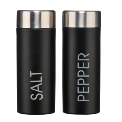 Image of Premier Housewares 508549 Liberty Salt and Pepper Set Black