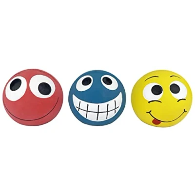 Image of Multipet Silly Funny Face Squeakers (2&quot;)