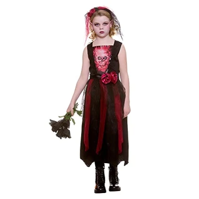 Image of Girls Bride of the Dead Fancy Dress Costume X Large (11 13 Years)