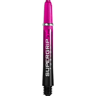 Image of Harrows 1 x Set Nylon Dart Stems Supergrip Fusion Black Dark Pink Midi