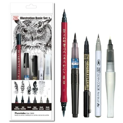 Image of Kuretake INKTOBER special set (5 pcs set)