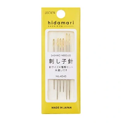 Image of Hidamari Sashiko Needles by Lecien Japan