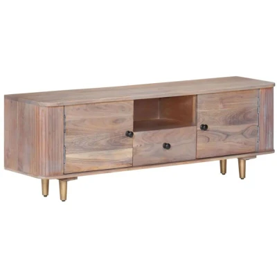 Image of vidaXL TV Cabinet 118x30x40 cm Solid Acacia Wood