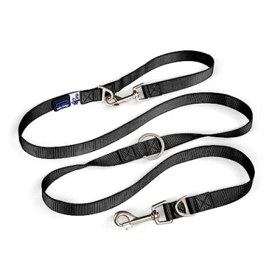 Image of Adjustable Leash Nylon Black L
