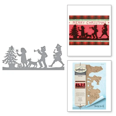 Image of Spellbinders Presents Shapeabilities Die, Metal, Brown, 19.5 x 12.4 0.2 cm