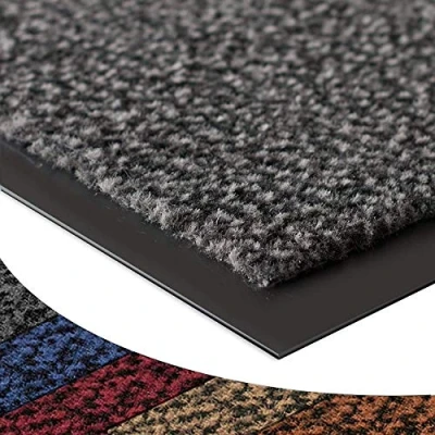 Image of eXtreme Barrier Mats Heavy Duty, Non Slip Backing 4 Colours Indoor/Outdoor (Grey Black, 120 x 170cm)