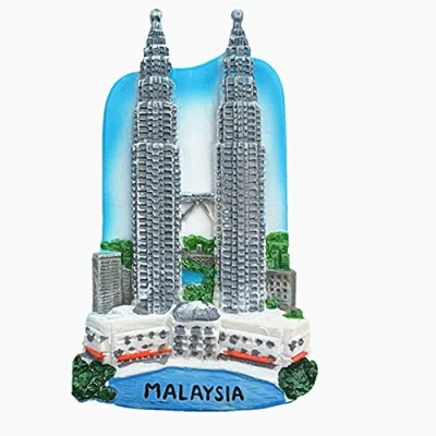 Image of 3D Kuala Lumpur Malaysia Fridge Magnet,Travel Sticker Souvenir Home &amp; Kitchen Decoration