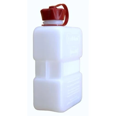 Image of FuelFriend® PLUS CLEAR 1.0 liter small Petrol Can Mini Reserve Canister perfect for motorcycles, cars and more
