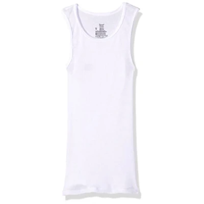 Image of Hanes Boys&#039; Ultimate Cool Comfort Tank Undershirt 5 Pack Underwear, White, L (Pack of 5)