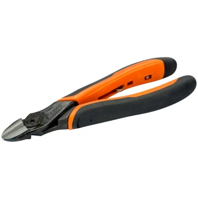 Image of Bahco 2101G ERGO Side Cutting Pliers Spring In Handle 180mm (7in) BAH2101G180N