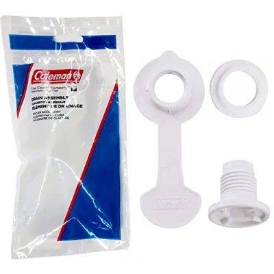 Image of Coleman Cooler Standard Drain Plug Assembly 1 Inch Shaft Length