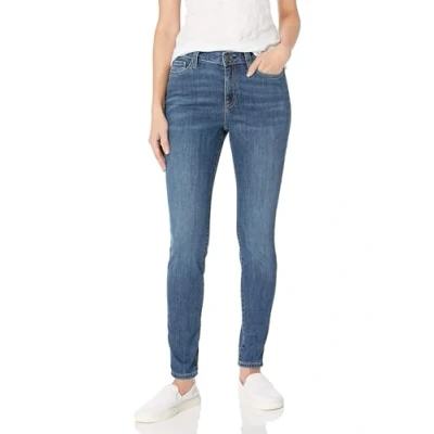 Image of Amazon Essentials Women&#039;s Mid Rise Skinny Jean, Medium Wash, 18
