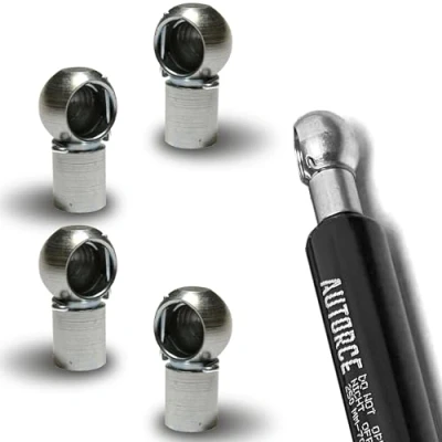 Image of 4 Piece Set of M6 M8 M10 Ball Heads for Gas Struts End Fittings, Boot Bonnet or Universal Lift (M8 S)