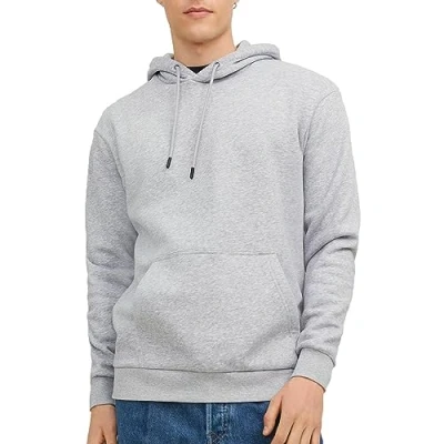Image of Jack &amp; Jones Ebradley Sweatshirt, Men&#039;s, Size: XXL, Light grey melange