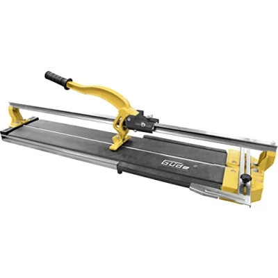 Image of Güde GHF 800 Professional Hand Tile Cutter (Ball Bearing Slide Guide, Hardened Cutting Wheel Made of Tungsten Carbide No Sharpening Necessary, Sturdy Aluminium Base Plate, for Tiles up to x 12