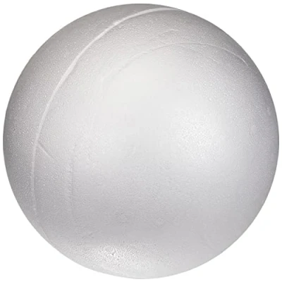 Image of RAYHER Polystyrene Ball, two halves, White, ø 25 cm